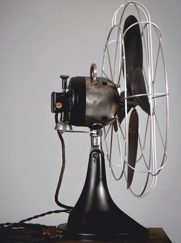 Vintage fan. Industrual Hunter and Robbins & Myers fan. steampunk buy now online