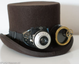 steampunk goggles 70 with Agfa clack lens steampunk buy now online