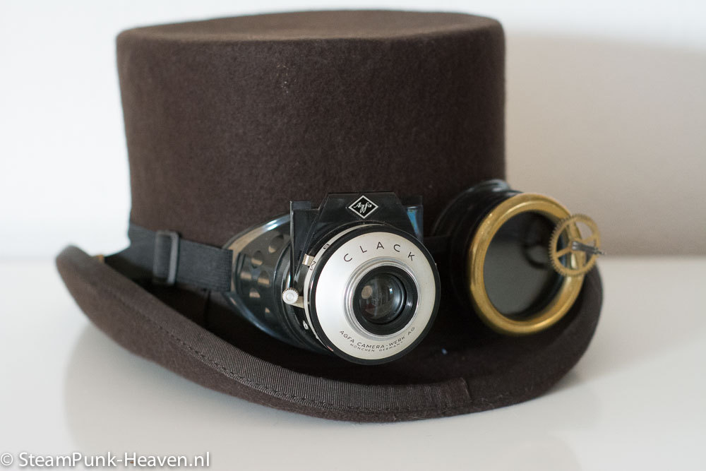 steampunk goggles 70 with Agfa clack lens steampunk buy now online