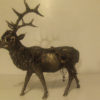 Steampunk elk, bull elk, recycled art, home decor, antlers, assemblage art, dream catcher steampunk buy now online