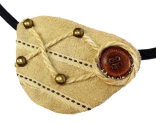 Suede Laced Victorian Steampunk Gothic Pirate Western Fantasy Eye Patch steampunk buy now online