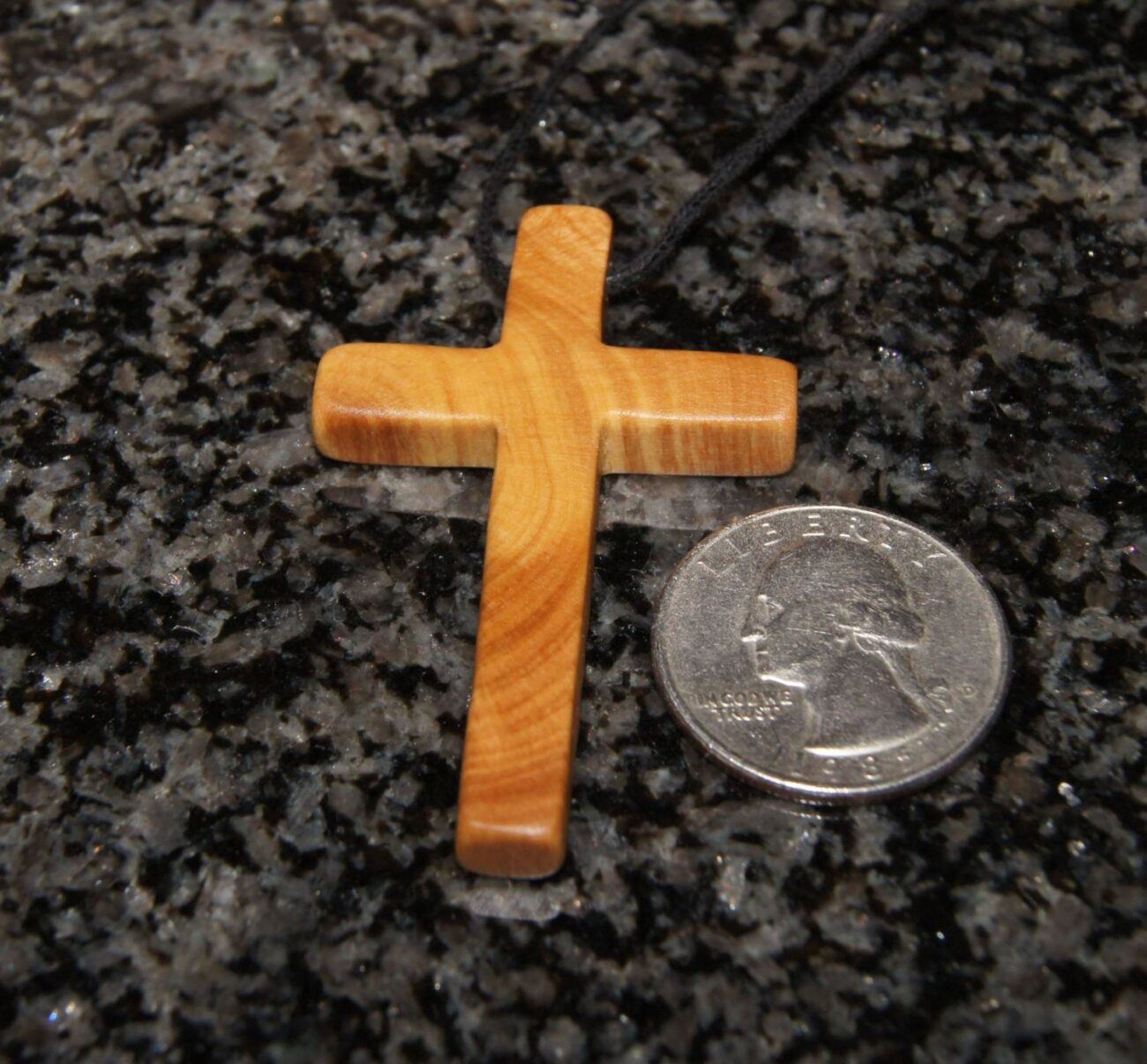 Olive wood cross steampunk buy now online
