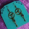Steampunk earrings. Steampunk jewellery. Cosplay Earrings Cosplay jewellery. Antique earrings. Made in Australia Australian shop steampunk buy now online