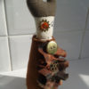 The Perceptive Professor - Tall Orange and Brown Steampunk Plush Decoration steampunk buy now online