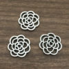 Flower Charms -25pcs Antique silver Flower Connectors charm Pendants 16mm AB202-2 steampunk buy now online