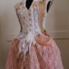 Dress,victorian, steampunk, lace, jane austen, marie antointte, shabby chic, fairy punk, ballerina , pink lace, lace, blush, bridal, tulle steampunk buy now online