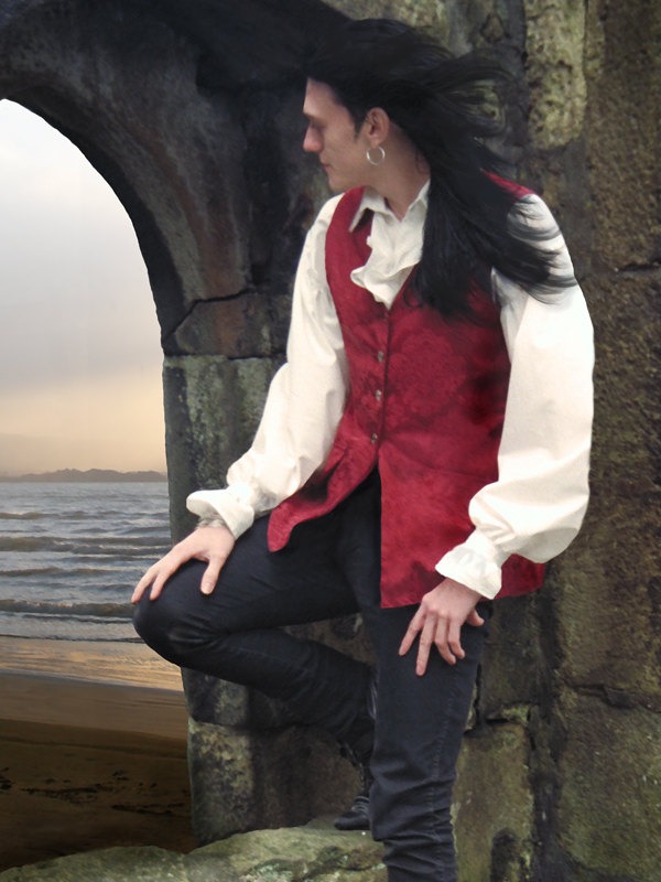 Long Brocade Waistcoat (More Colour Options) steampunk buy now online