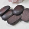 10pcs Oval Wooden Bead Brown Finished Natural Wood Bead Ellipse 2 Holes 37x22mm MT747 steampunk buy now online