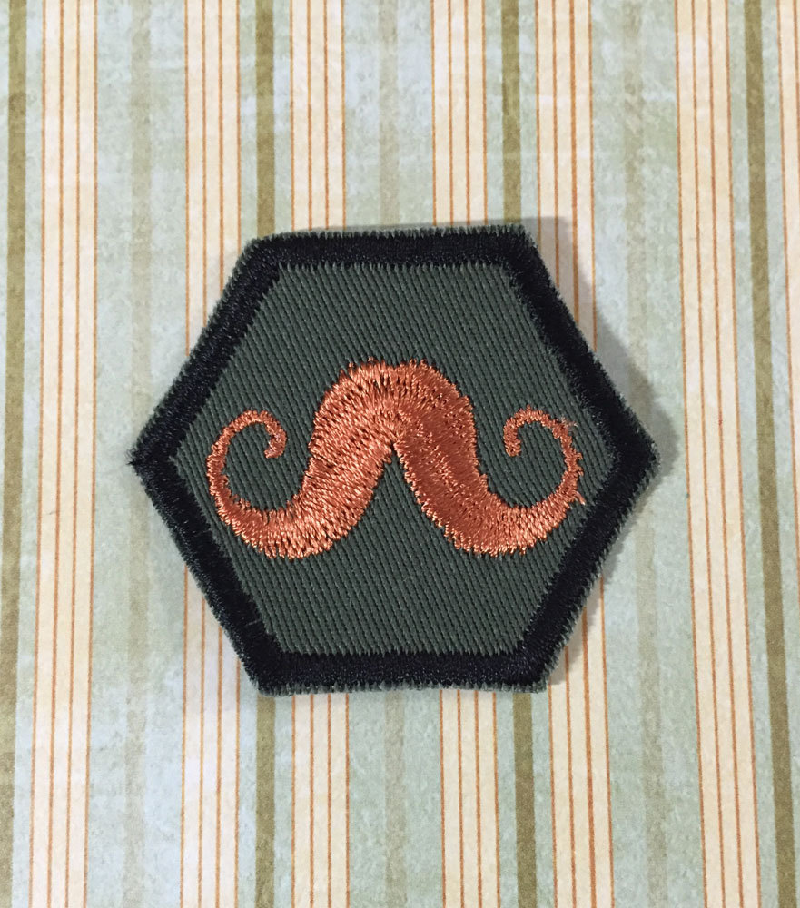 STEAMPUNK Patch - Moustache Merit Badge Steampunk Scouts steampunk buy now online