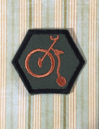 STEAMPUNK Merit Badge- Pennyfarthing Bicycle Steampunk Scouts steampunk buy now online