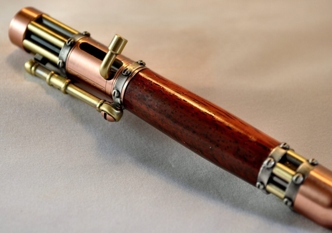 Steampunk Bolt Action Roller Ball Pen steampunk buy now online