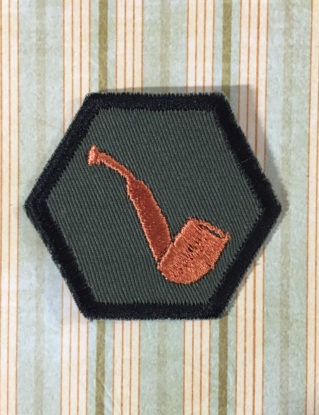 STEAMPUNK Merit Badge - Smoking Pipe Steampunk Scouts steampunk buy now online