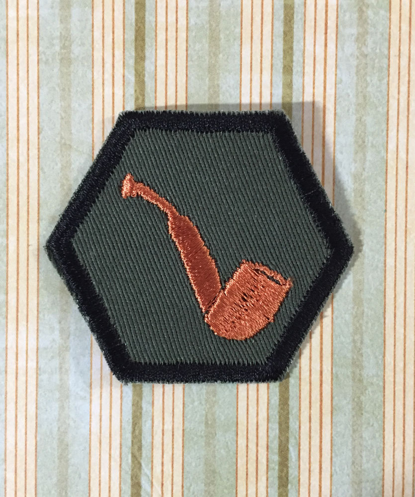 STEAMPUNK Merit Badge - Smoking Pipe Steampunk Scouts steampunk buy now online