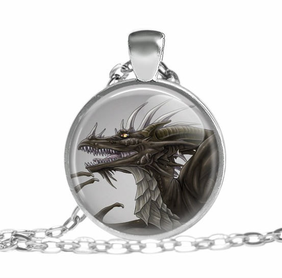 Dragon necklace steampunk pendant Jewelry DRAGON Necklace Handmade Jewelry MeaganEleonorParis(834) steampunk buy now online