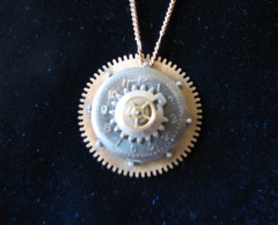 Steampunk Clockface Necklace steampunk buy now online