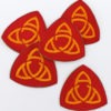 Vintage WWII Military Patch Red Orange World War 2 Insignia - Badge steampunk buy now online
