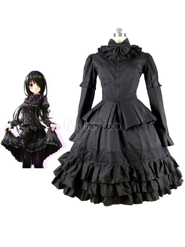 Date A Live Tokisaki Kurumi Cosplay Costume Gothic Lolita Dress steampunk buy now online