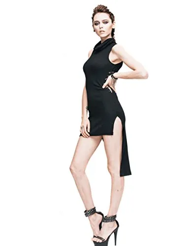 Steampunk Sexy Black Mini Dress Gothic Punk Renaissance Costume Victorian Dress (L) steampunk buy now online Steampunk Sexy Black Mini Dress Gothic Punk Renaissance Costume Victorian Dress (L) steampunk buy now online