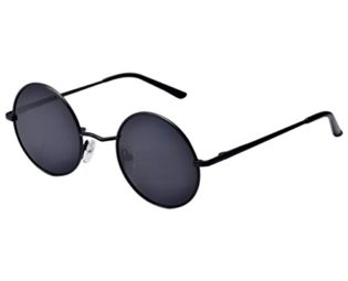NOVAWO Steam-punk Retro Vintage Inspired Classic Hippy Round Circle Polarized Sunglasses steampunk buy now online