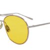 MERRY'S Women Bang Fashion Summer Sunglasses Eyewear Candy Color Lens Glasses UV400 S8006 (Sliver&Yellow) steampunk buy now online
