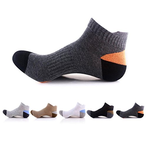 Waymoda 5 Pairs Low Cut Ankle Crew Socks, Outdoor Running Hiking Dancing Trainer Sports Sneaker Sox, 5 Color/Set, Combed Cotton, Unisex Young Men/Women/Boys/Girls UK 1-3/EUR 33-35 steampunk buy now online