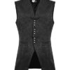 Punk Rave Mens Vest Waistcoat Black VTG Damask Gothic Steampunk Victorian steampunk buy now online
