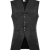 Punk Rave Mens Vest Waistcoat Black VTG Damask Gothic Steampunk Victorian steampunk buy now online