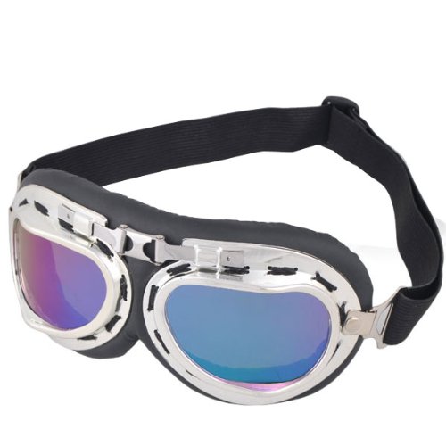 Steampunk Flip Cyber Gothic Goggles Gloss Tinted Lens ATV Cruiser Eyewear steampunk buy now online