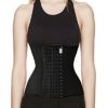 Corset Waist Trainer Cincher Control Body Shaper Underbust Sport Slimming Black (S, Black) steampunk buy now online