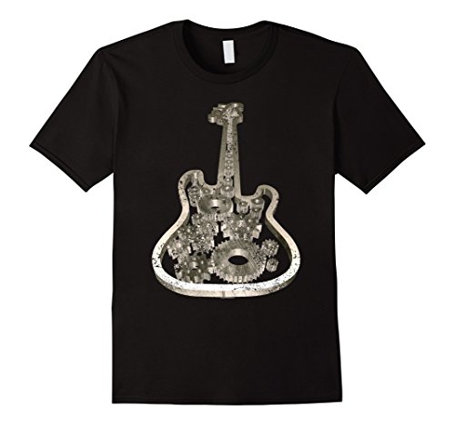 Men's Steampunk Art Shirt Steampunk Bass Guitar Shirt Medium Black steampunk buy now online