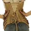 Eimee Women's Genuine Leather Corset Steel Boned Buckles Back Lacing Steampunk Clothing Top 41 (32, Antique Brown) steampunk buy now online