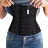 Gotoly Waist Glass Trainer Tummy Fat Burner Body Steel Boned Shaper Sport (XL, Black) steampunk buy now online