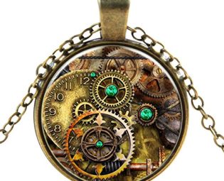 Ultra ® Antique Clock Cogs Style Classic Unisex Steampunk Necklace Style Unisex Gothic Cosplay steampunk buy now online