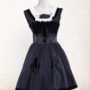 Dark Gray Cotton Gothic Lolita Dress steampunk buy now online