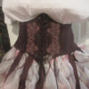 Brown Waist Cincher S-M-L-XL- plus size Underbust Renaissance Steampunk Pirate Costume Belt Embellished by treasurefarie steampunk buy now online