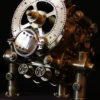 Table clock steampunk "Steam Time". by TheTimeOnTheWall steampunk buy now online