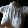Ivory Fringe Trim Rayon for Bridal, Costumes, Garments by MaryNotMartha steampunk buy now online