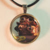 Steampunk Necklace, Art Pendant, Dog Lover Pendant, Picture Pendant, Steampunk Jewelry, by ZJAD steampunk buy now online