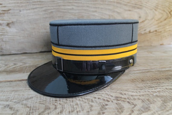 Vintage Army Cap / Military orcestra Hat Cap / Military Hat Cap / New Condition by VintageBoutique4U steampunk buy now online