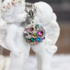 Vintage steampunk necklace with swarovski crystals by DreamCloudJewelry steampunk buy now online