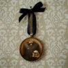 Gothic Ornament, Skull Ornament, Headless, Skeleton Decoration, Christmas, Portrait Miniature, by CuriousPortraits steampunk buy now online