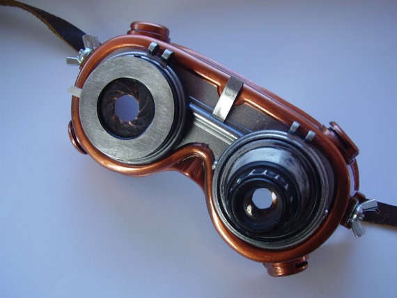 Steampunk glasses Cyber Goggles photo entourage by TheMechanismByPavlo steampunk buy now online