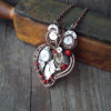 Mechanical owl pendant Steampunk owl necklace clock work owl by AlmostRealFlowersArt steampunk buy now online