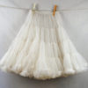 Vintage White Tulle Malco Modes Partners Please Country Western Lace Crinoline Slip - Girls Kids Children by RogueRetro steampunk buy now online