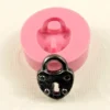 Steampunk Padlock Flexible Mini Mold/Mould (19mm) for Crafts, Jewelry, Scrapbooking (resin, pmc, polymer clay) (193) by MoldMuse steampunk buy now online