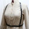 Jane Light Leather Harness with Thin Straps Fashion Piece Glam Steampunk by AudraJean steampunk buy now online