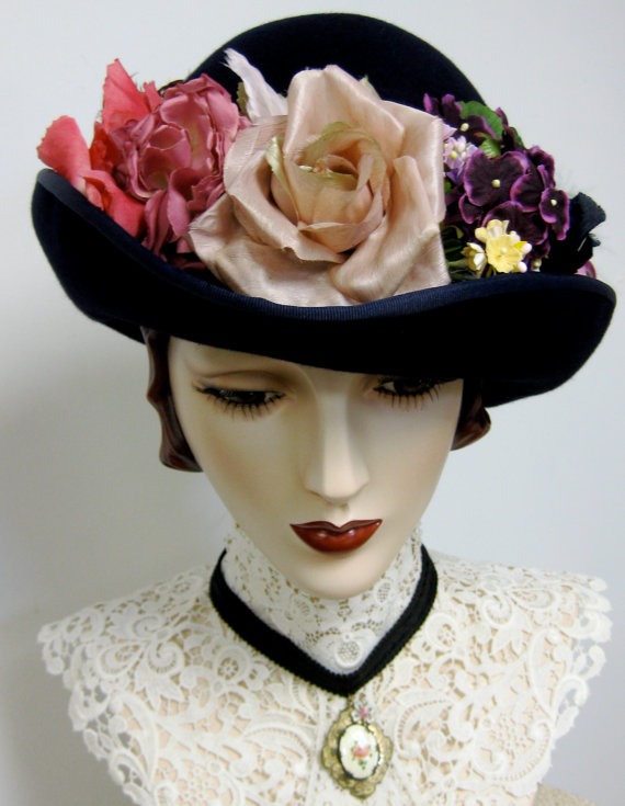 Victorian Ladies Bowler by ThistleCottageStudio - Buy Online