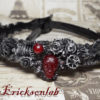 Steampunk Gear Choker - Antiqued Dark Silver Steel Tone - Cyberpunk Jewelry by VonErickson steampunk buy now online