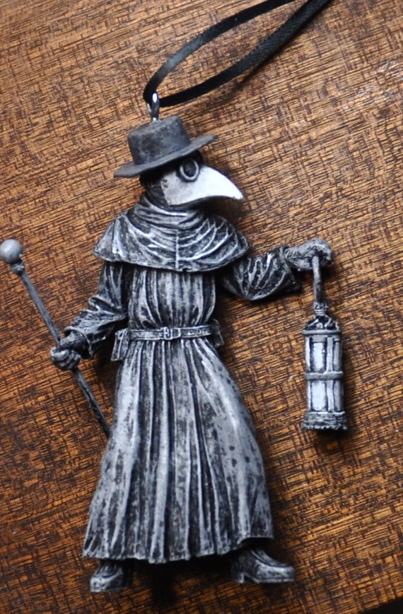 Plague Doctor Ornament by Dellamorteco steampunk buy now online