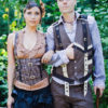 MENS STEAMPUNK Vest - Medium, Brown Vest, Hipster Fancy Dress, Mens Vest, Tribal, Secret Pocket, Caballero Vest by KelseysCreationsShop steampunk buy now online
